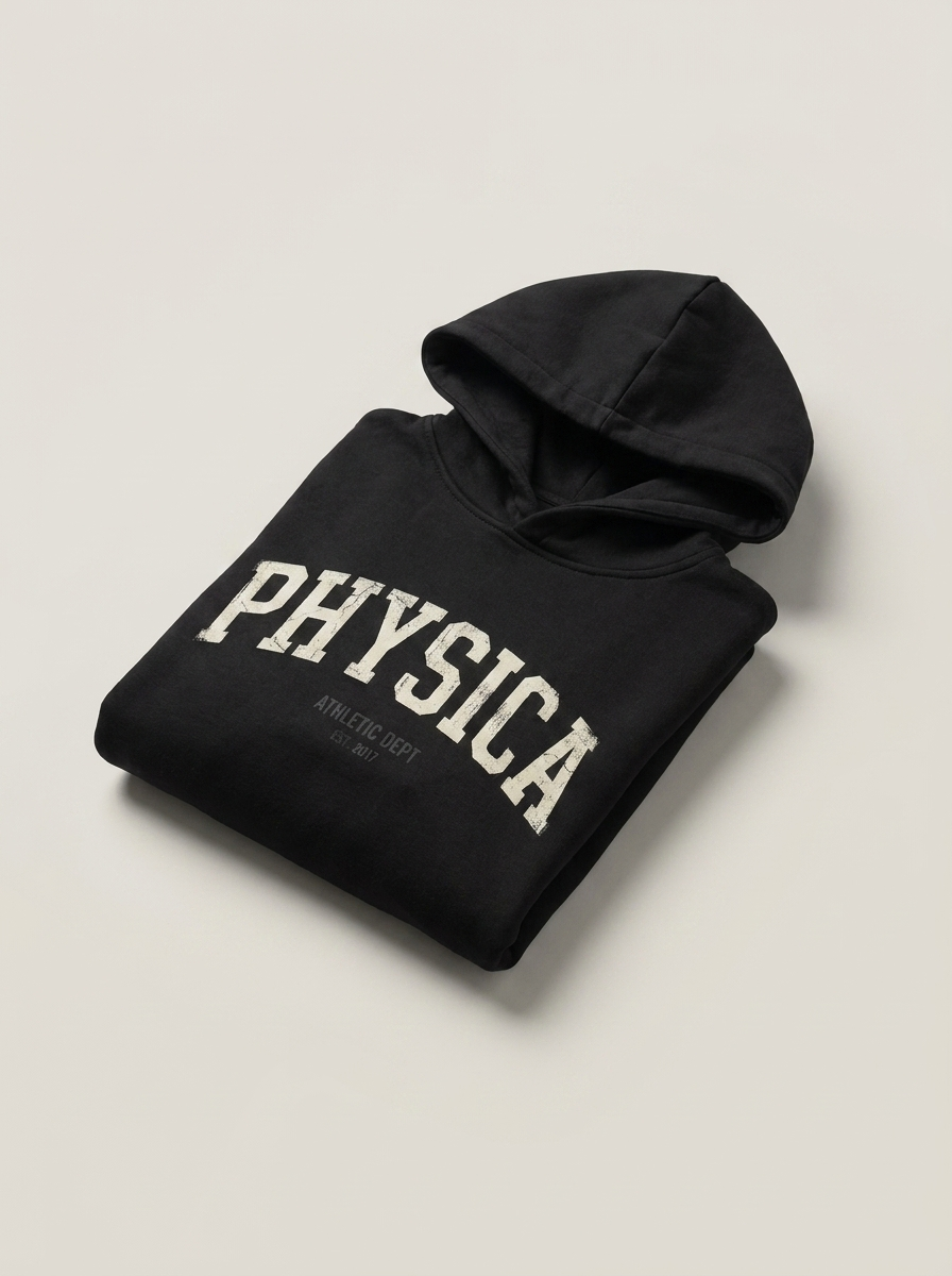 Hoodie Physica Oversized negro